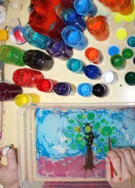 Мастер-класс «Эбру»