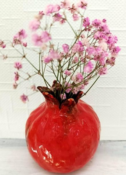 Мастер-класс «Керамическая вазочка «Гранат»